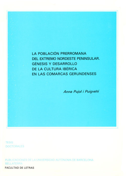 La poblacion prerromana del extremo nordeste peninsular